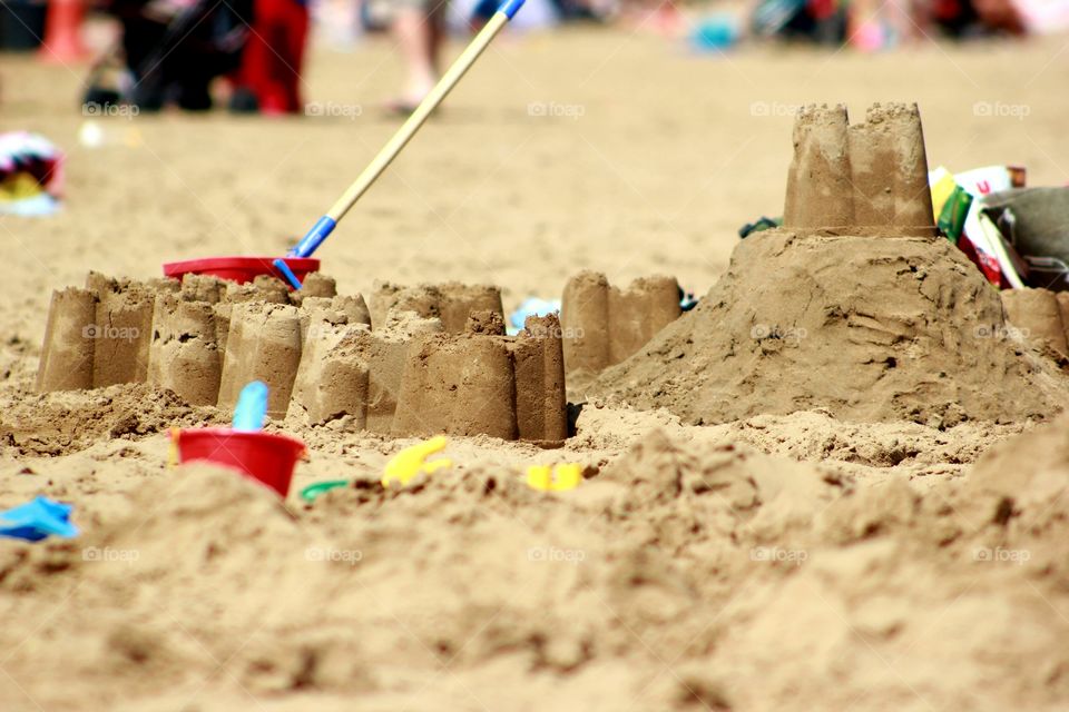 Building sand castle