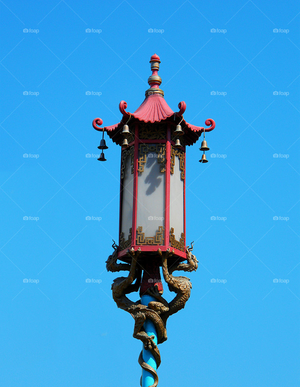 Chinese lamppost