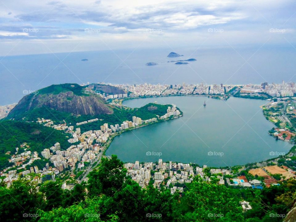 Aerial view of the city of Rio de Janeiro - Brazil