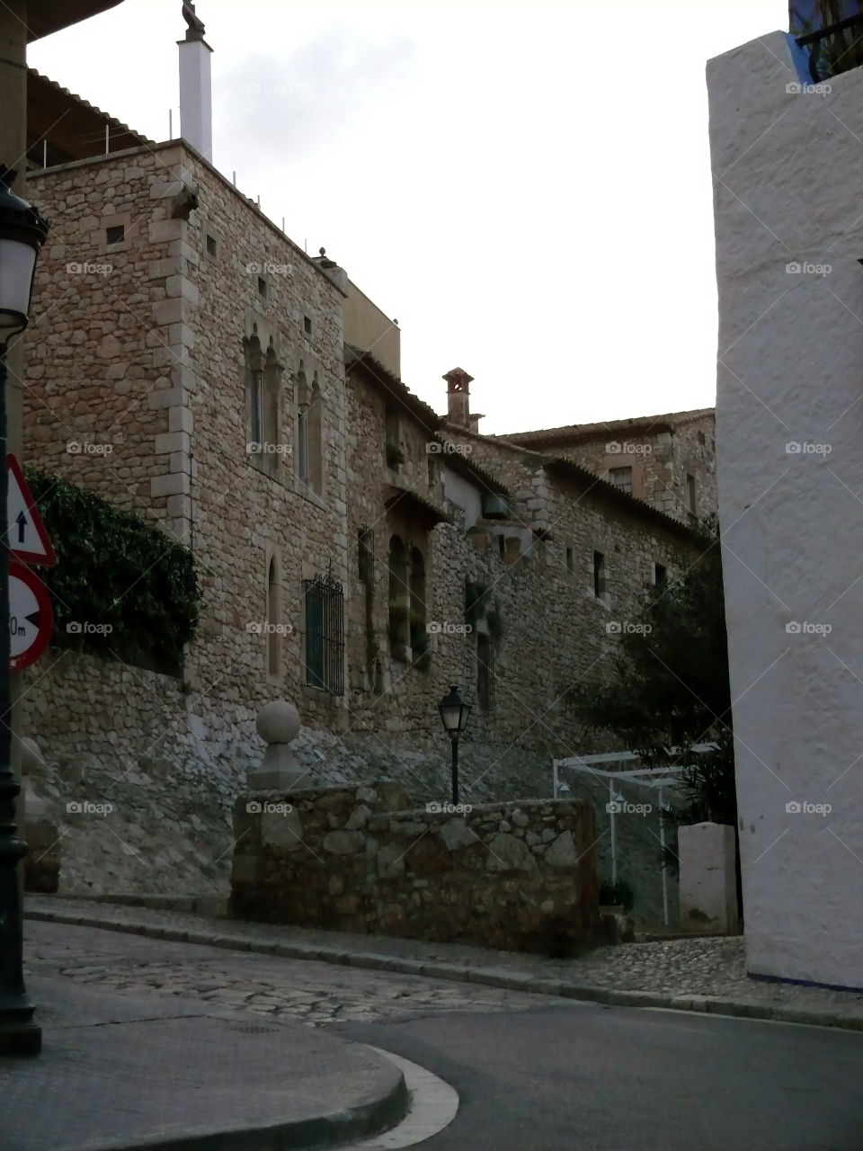 Architecture in Sitges, Spain.