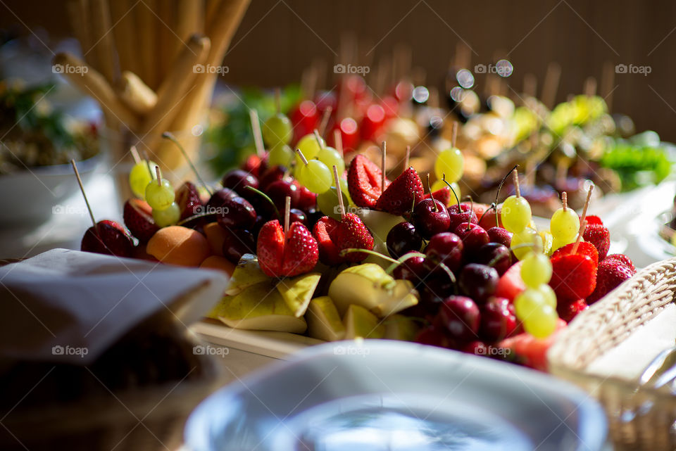 Snacks on the table