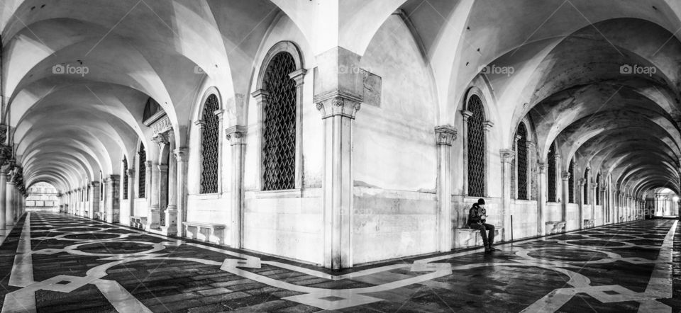 Doges Palace in St. Marks Square Venice 