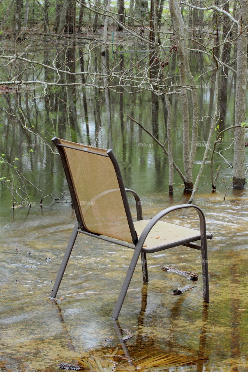 Flooded chair
