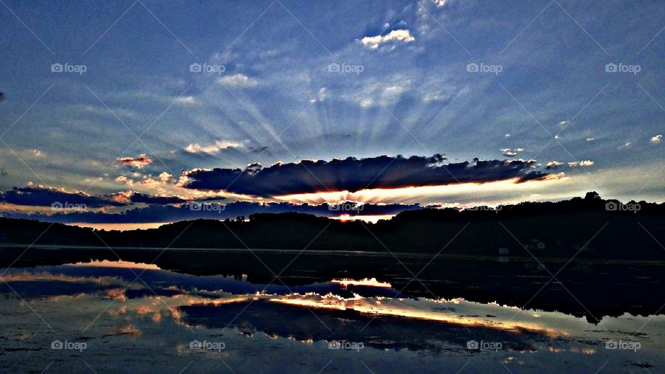 Sunset, Water, No Person, Dawn, Beach