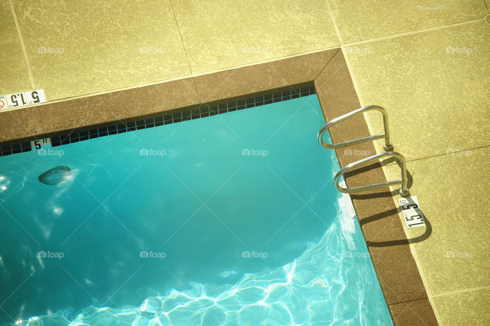 Swimming pool in Southern California. 