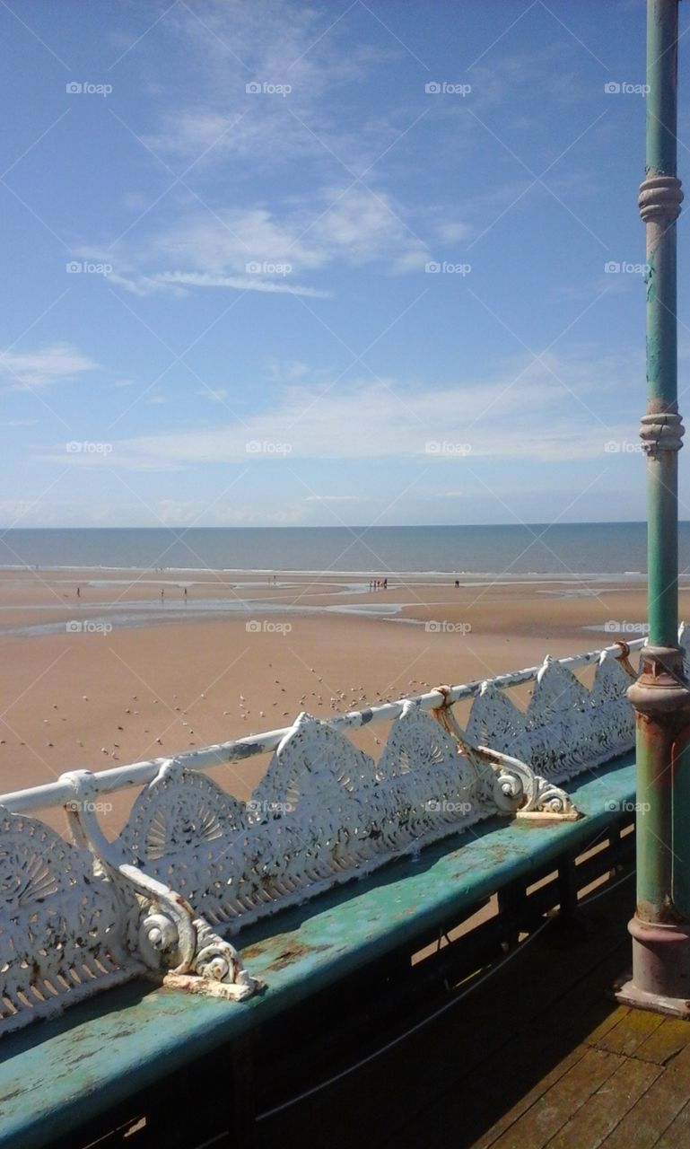 #Blackpool #Beach #Pier