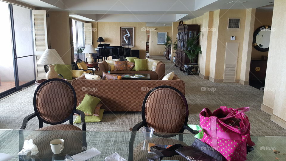 Waikoloa hilton hotel living room