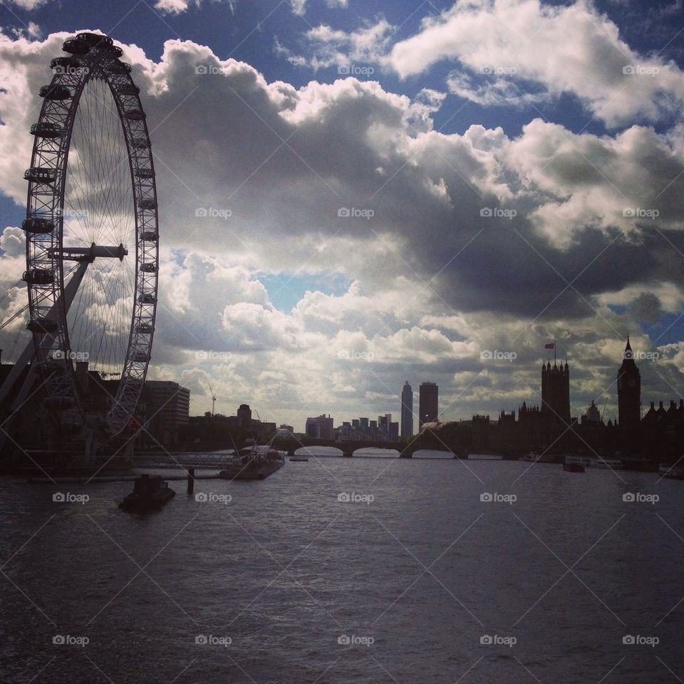 The London eye. London England 