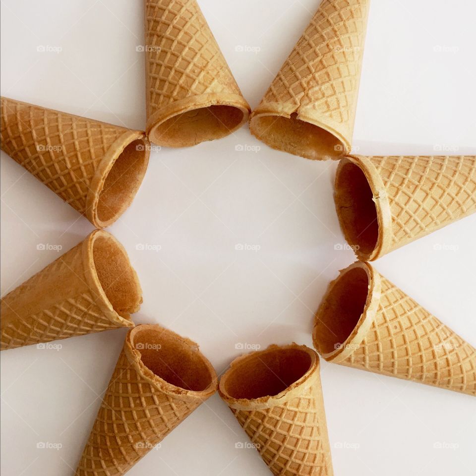 Ice cream cones 