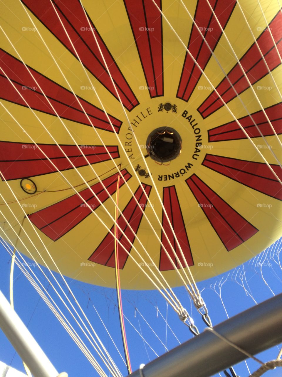 Yellow parachute 