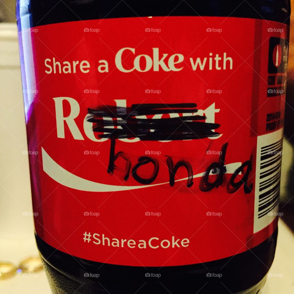 Not My Name. I couldn't find a bottle with my name on it, so my daughter gave me this one