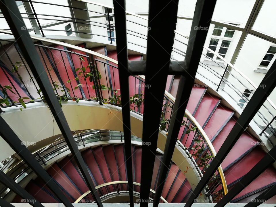 Stairway in the court of Frankfurt/Main