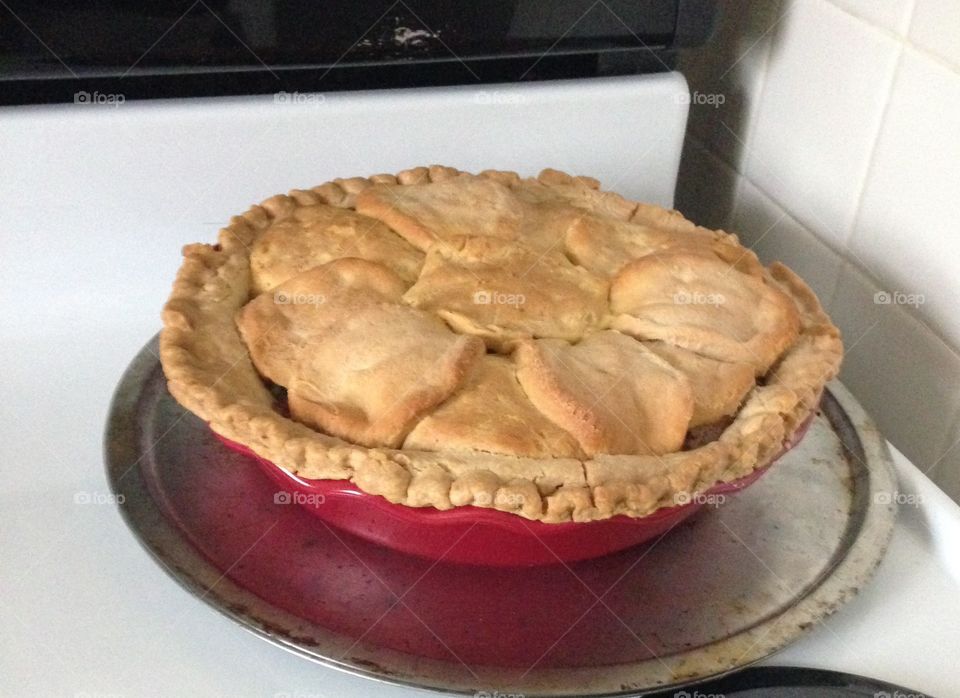 Pie made from thanksgiving leftovers #3 