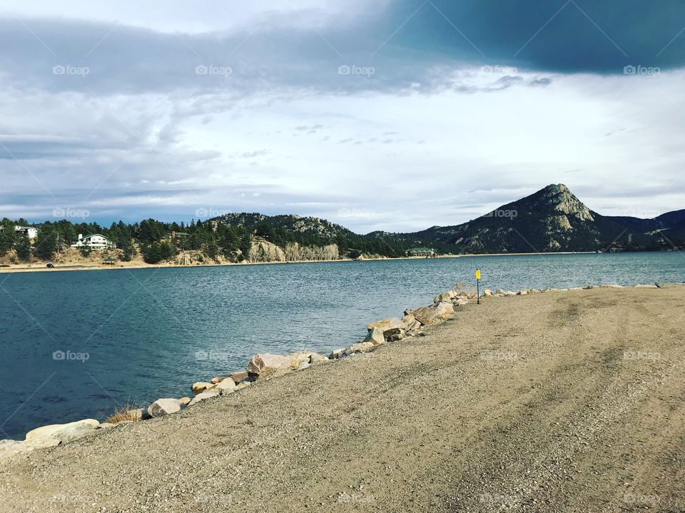 Lake in Estes Park, CO