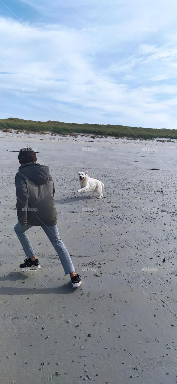 walk on the beach