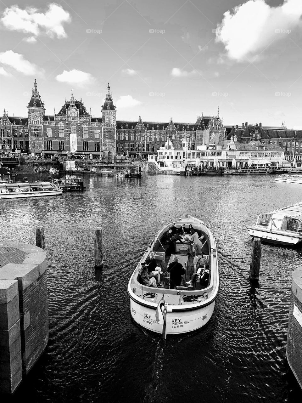 Amsterdam Centraal Station and Canals
