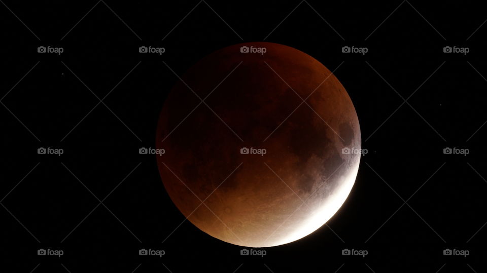 Full moon in sky at night