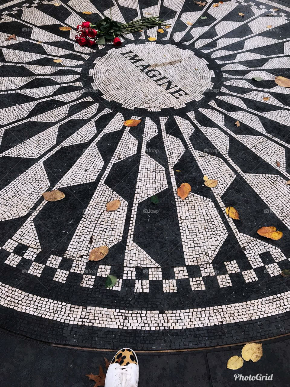 Jonh Lenon #newyork #jonhlenon #musica #lembrancas #acervo #viagem #viajando #memorial #lembrancas #musica #anos80 #pessoas