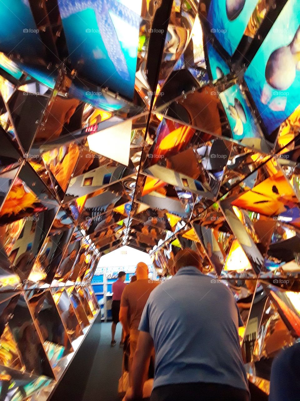 Kaleidoscope effect. Taken at the Virginia Beach Aquarium.
