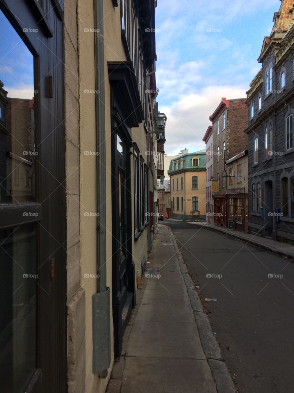 Streets in Old Town Quebec 