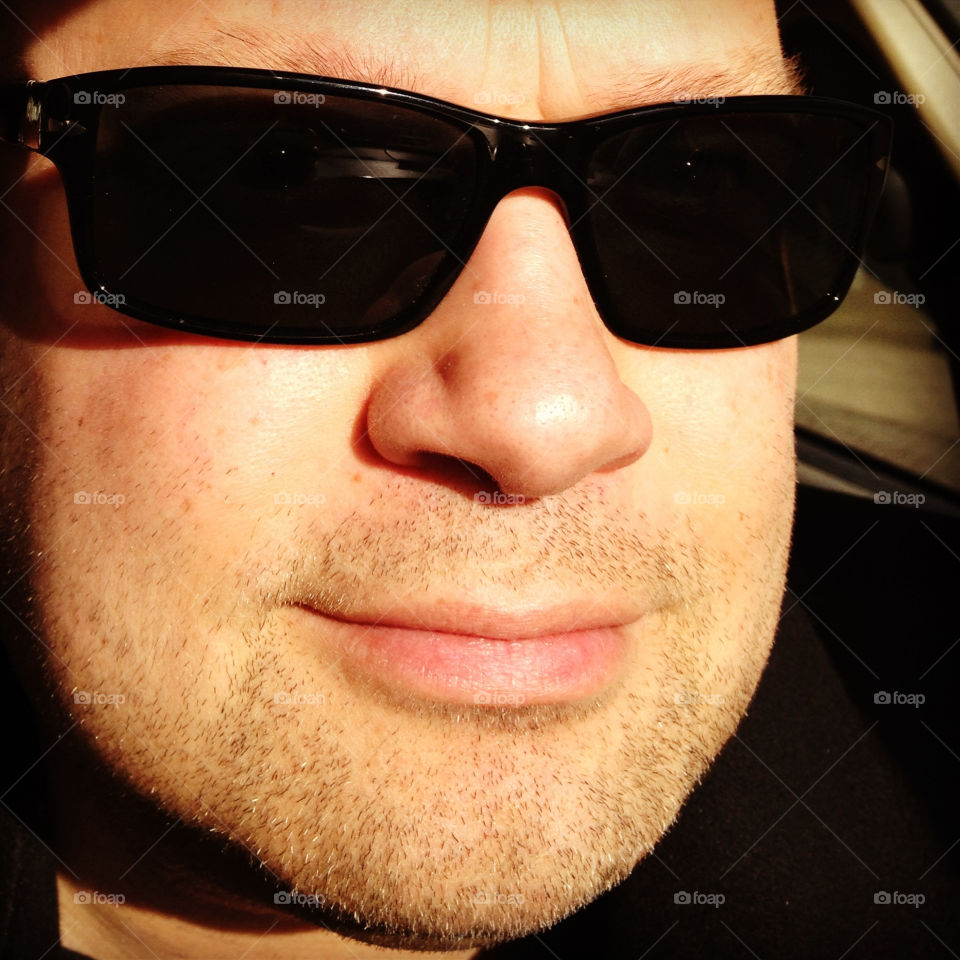 Male with sunglasses