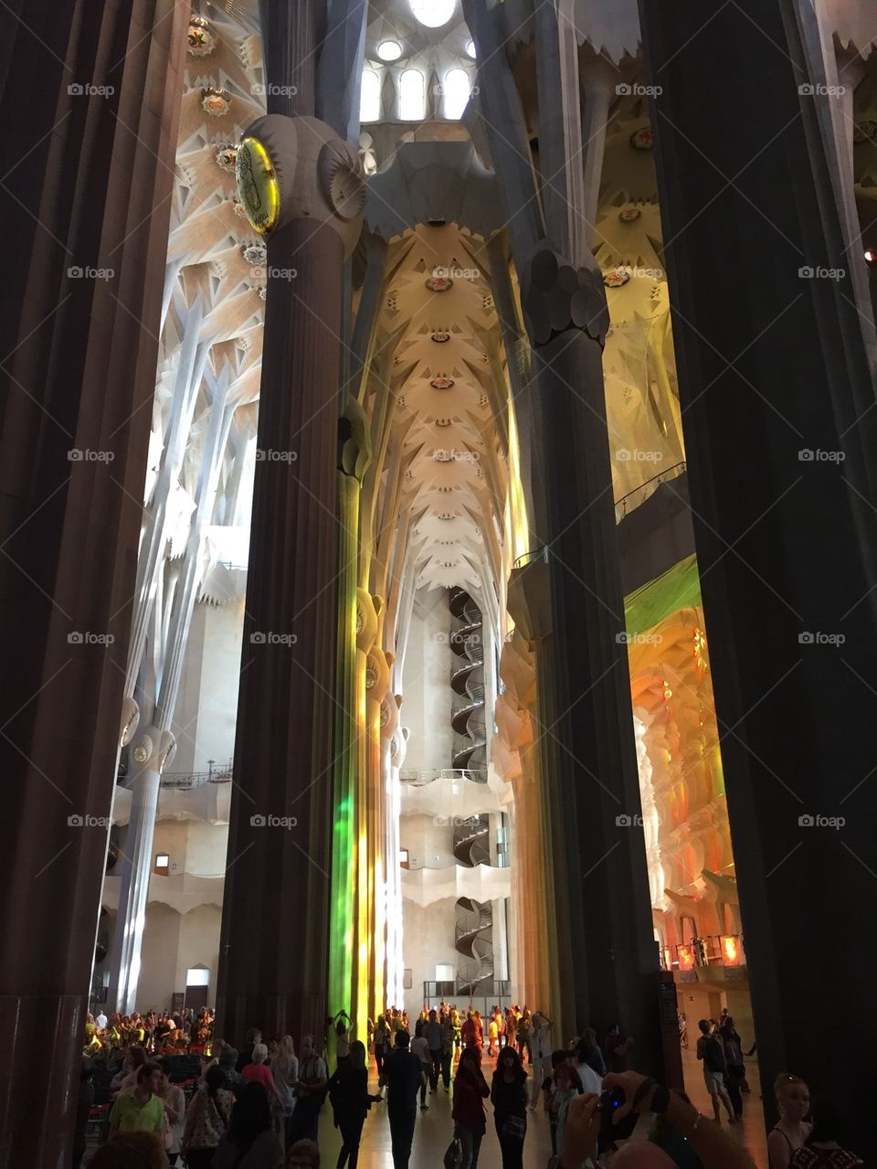 Sagrada Familia  cathedral in Barcelona, Spain 