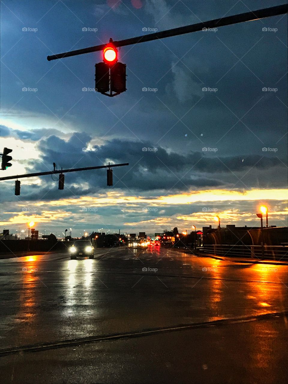 Morning commute traffic patterns