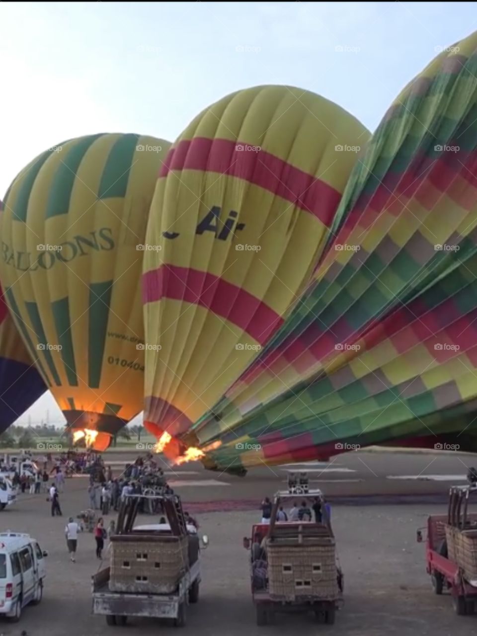 Balloons in Luxor ..Egypt