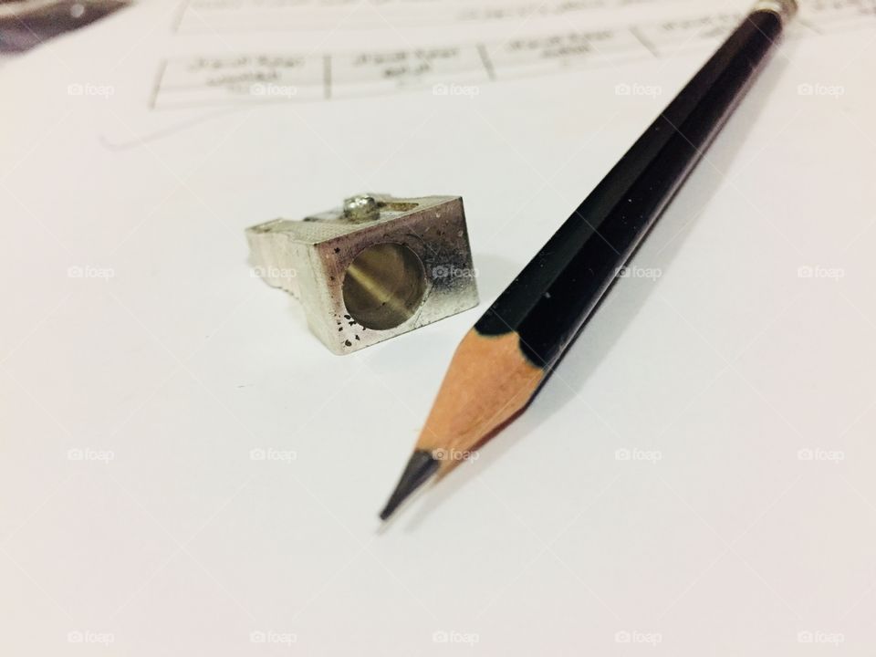 Pencil with cutter