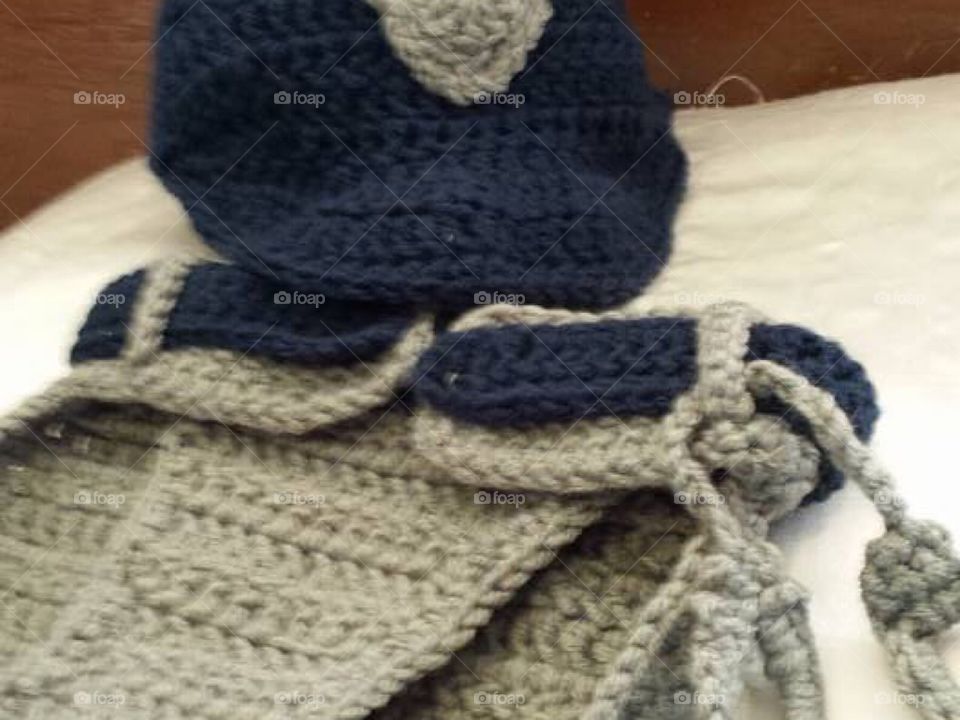 Halloween crochet cop