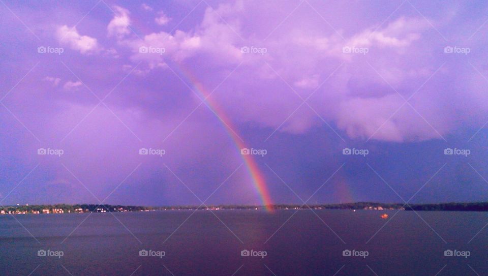 Double Rainbow Reflection