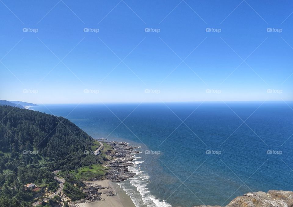 Highway 101 along the Oregon Coast.