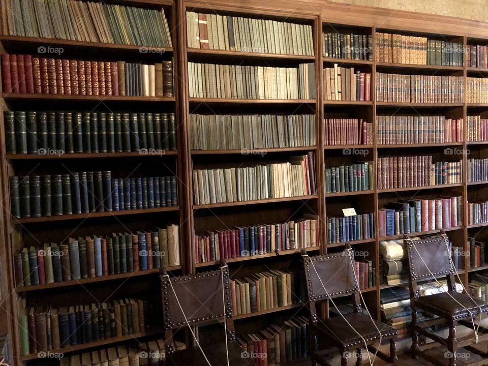 Libraries are still popular in this 21 century, this one has enough material in it to last a lifetime.