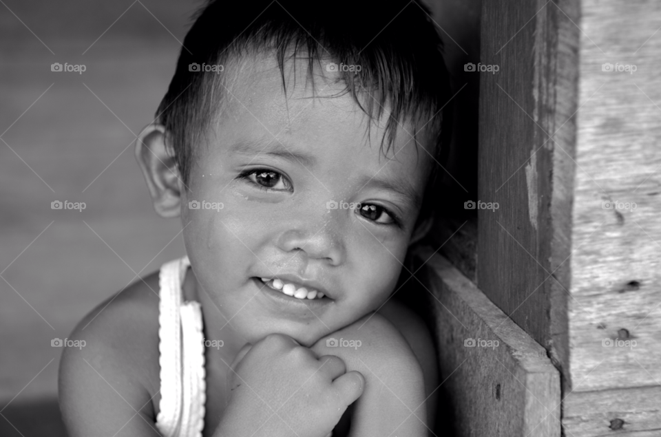 happy children smile child by liquideyes