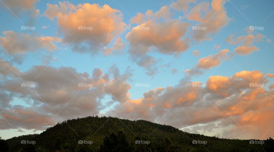 Sunset over Granite Hill