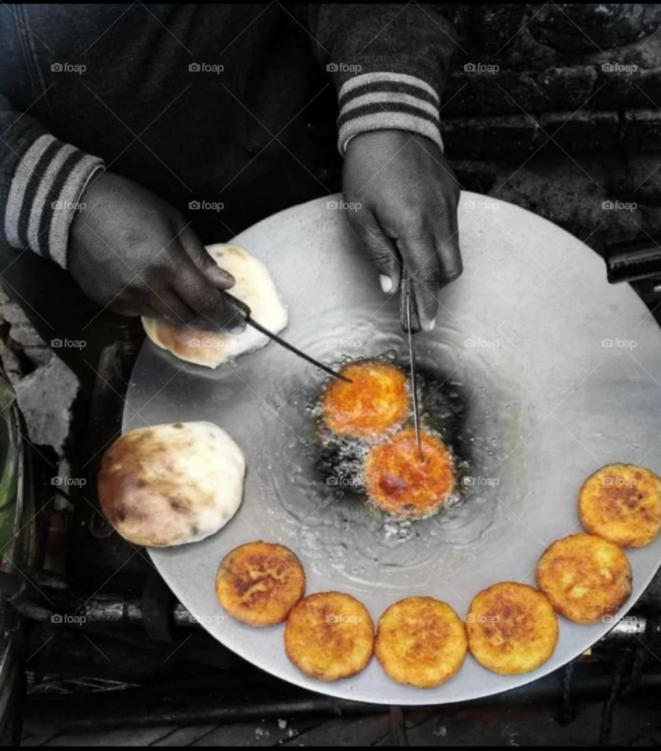 Street foods in India