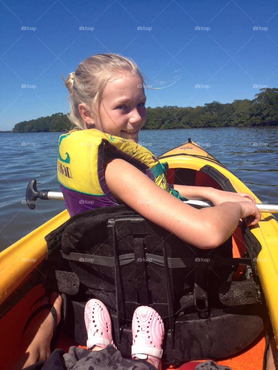 Kayak girl