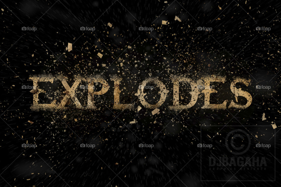 #explosion #text #effect #creative #design #ps #adobe #photoshop #edits  #designgraphic  #letter #color #words  #typography #art