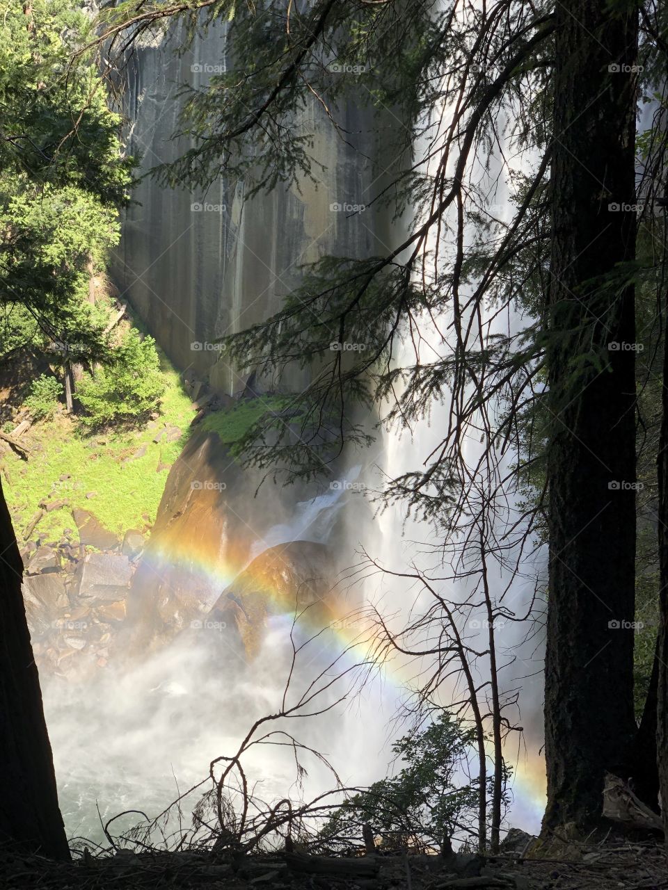 Rainbow at Vernal Falls