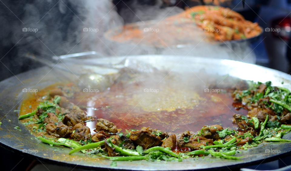 tasty tava chicken on display