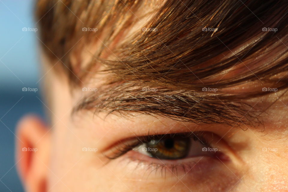 Eye closeup