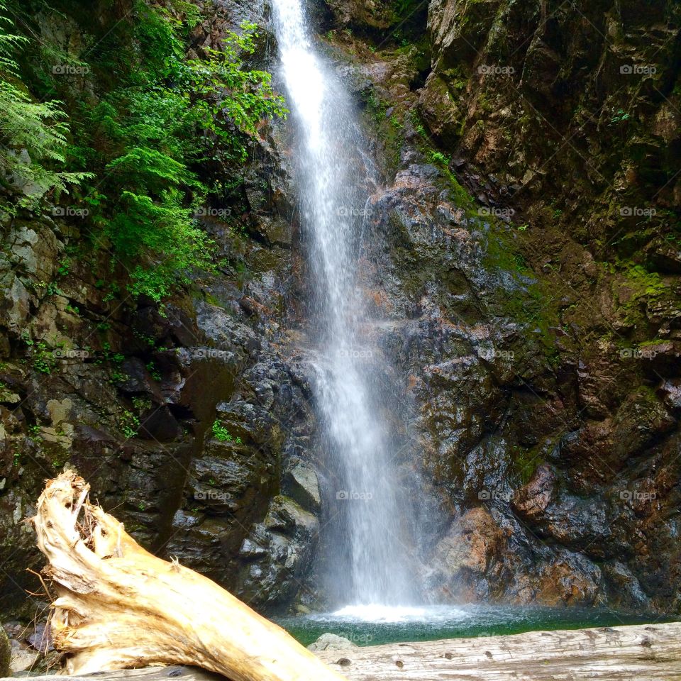 Refreshing waterfall
