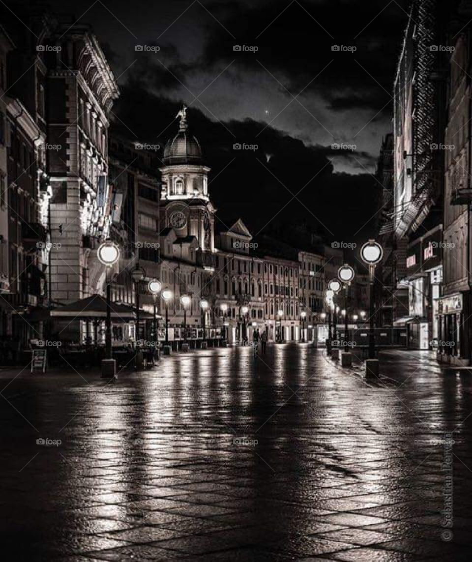 Rijeka city from to Croatia