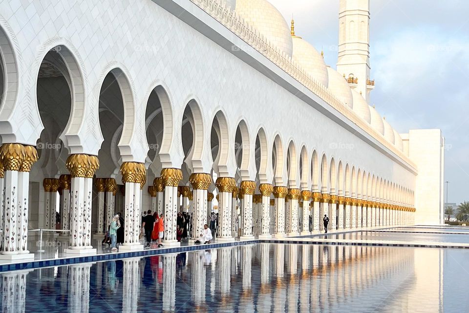 Architectural Marvels, Amazing White Mosque Architecture, Abu Dhabi