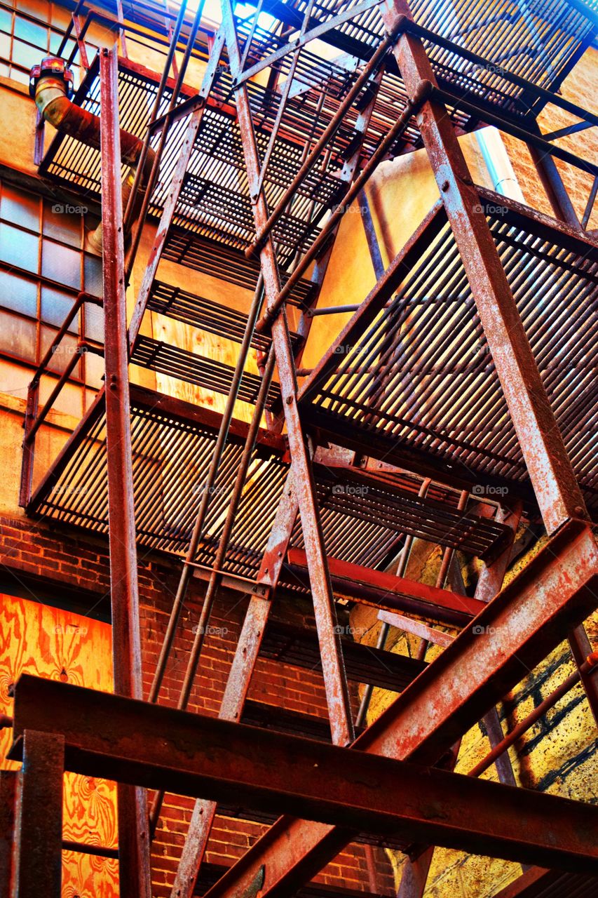 Rustic stairways 
