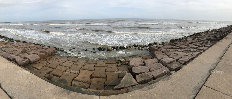 Southern Galveston Coastline 