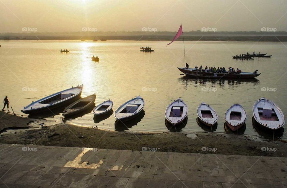 Boats in Ganges