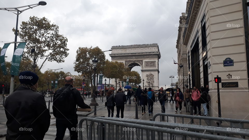 Arco do Triunfo em  Paris