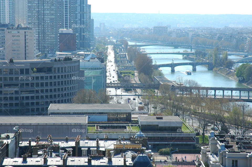 river from up high. going up
