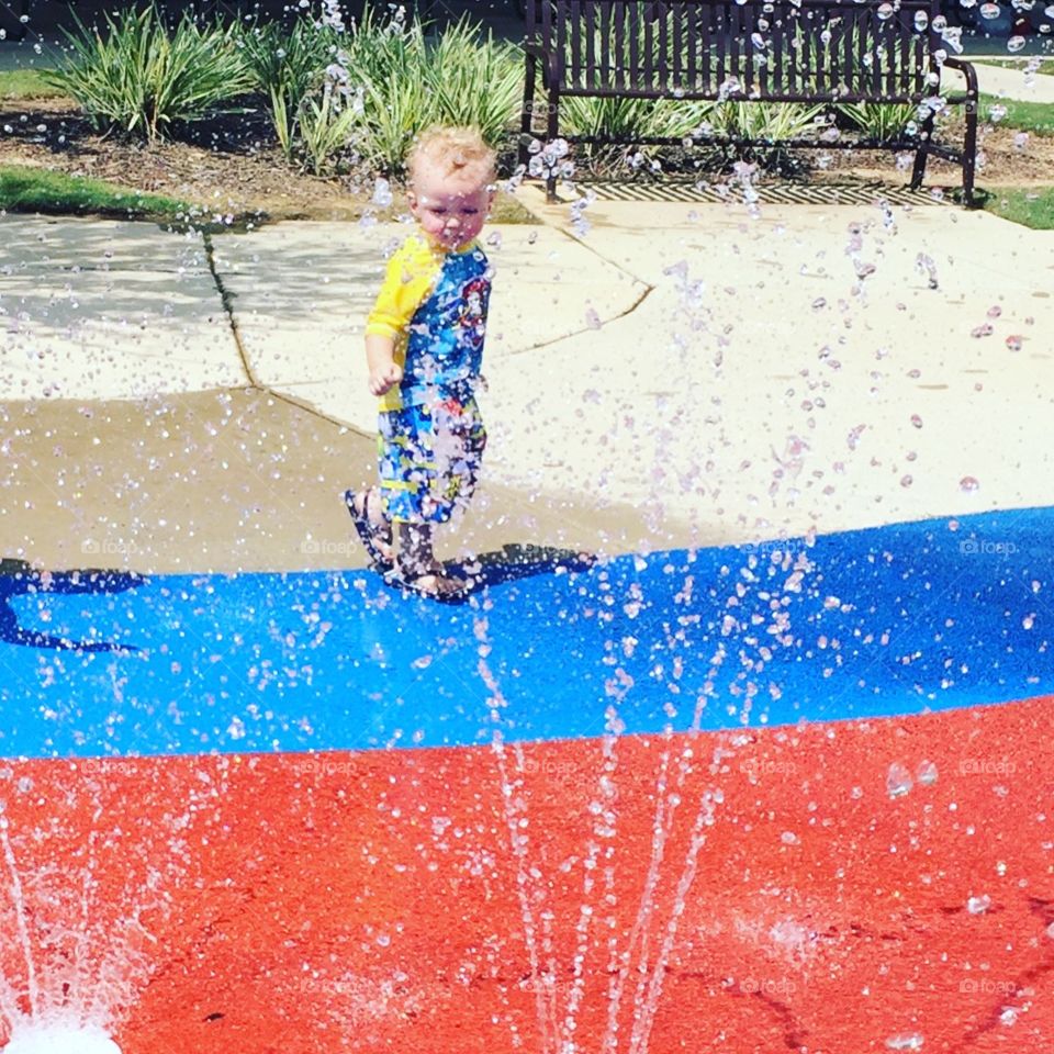 Splash pad fun